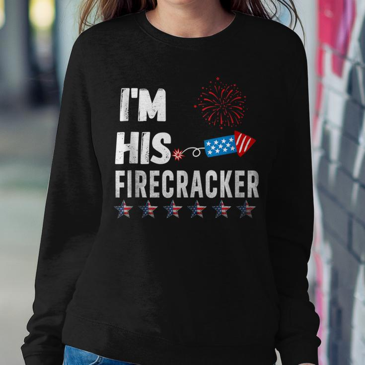 Im His Firecracker Cute 4Th Of July Matching Couple For Her Sweatshirt Gifts for Her