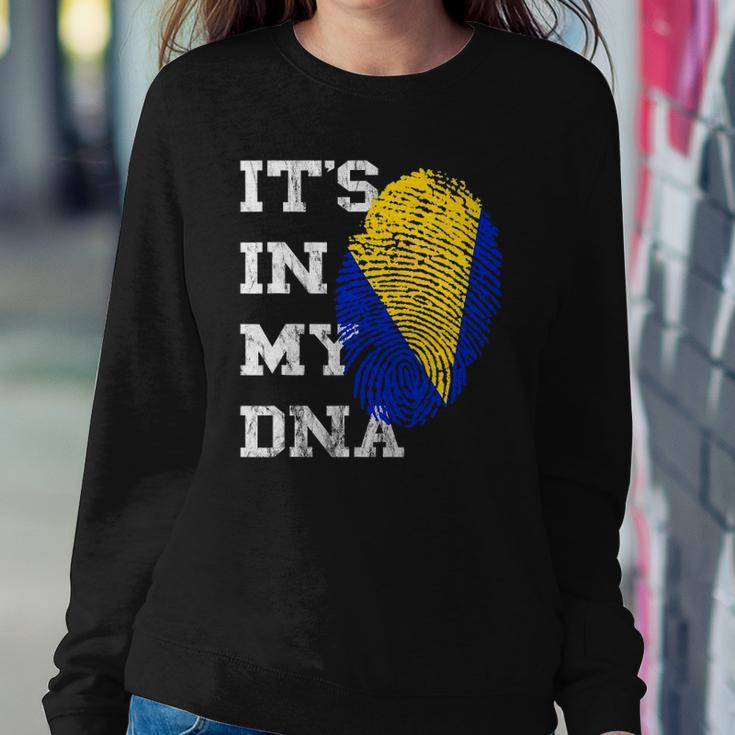 Its In My Dna Bosnia Herzegovina Genetik Bosnian Roots Sweatshirt Gifts for Her