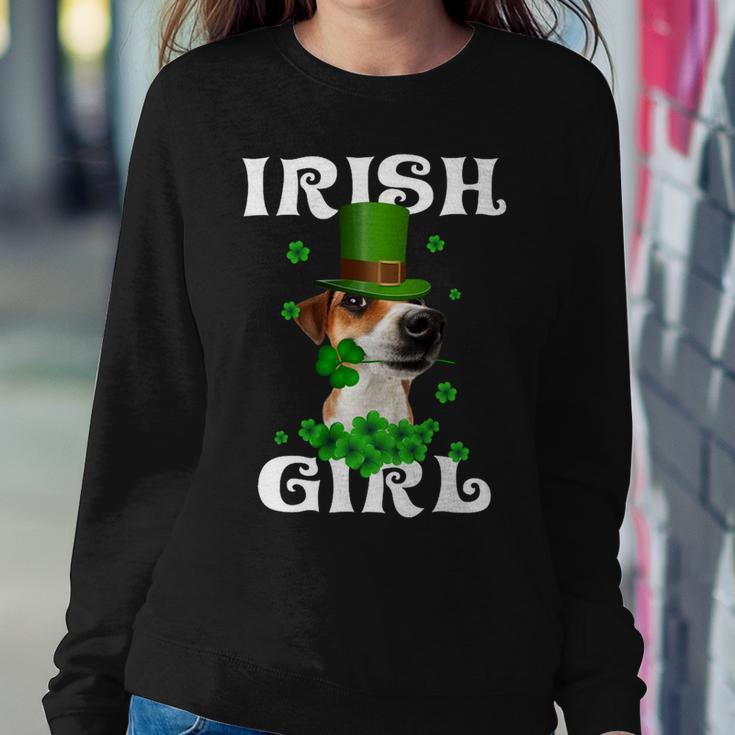 Jack Russell Terrier Patricks Day For Dog Lovers Sweatshirt Gifts for Her