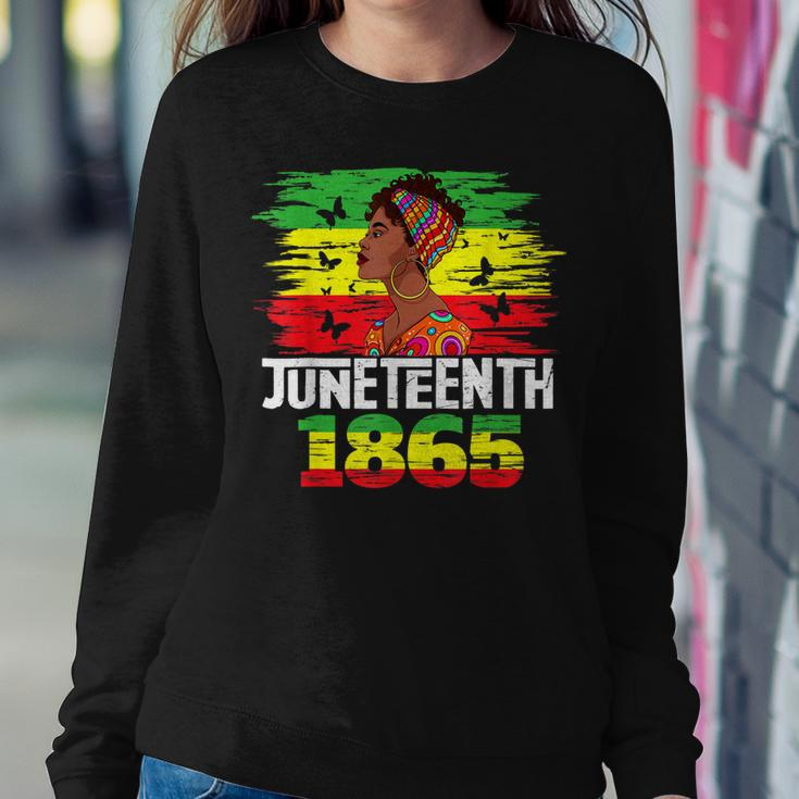Juneteenth 1865 Independence Day Black Pride Black Women Sweatshirt Gifts for Her