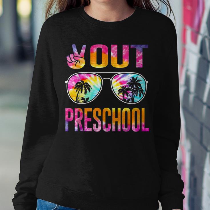 Last Day Of School Peace Out Preschool Teacher Kids Women Sweatshirt Gifts for Her Last Day Of School Peace Out Preschool Teacher Kids Women Sweatshirt Gifts for Her