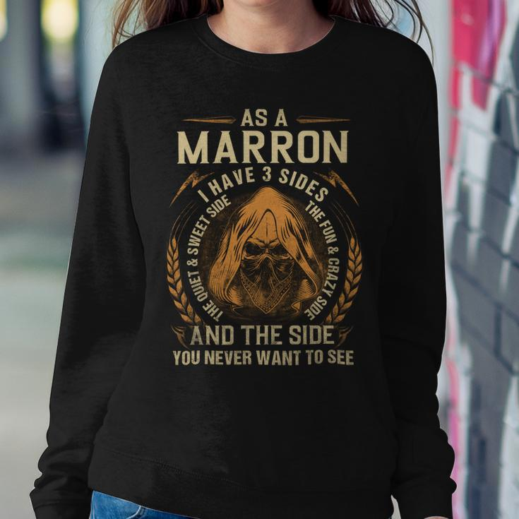 Marron Name Shirt Marron Family Name V6 Sweatshirt Gifts for Her
