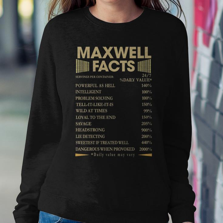 Maxwell Name Gift Maxwell Facts Sweatshirt Gifts for Her