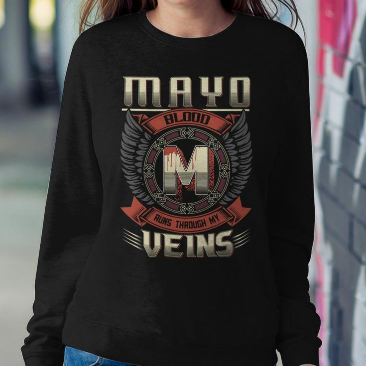 Mayo Blood Run Through My Veins Name V2 Sweatshirt Gifts for Her