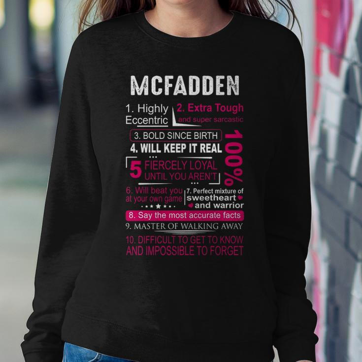 Mcfadden Name Gift Mcfadden Sweatshirt Gifts for Her