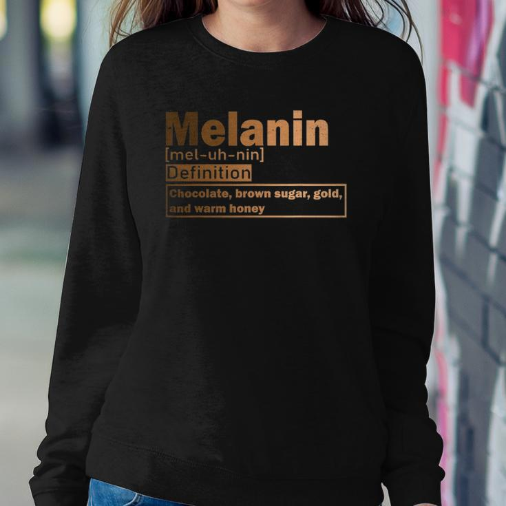 Melanin Definition African Black History Month Juneteenth Sweatshirt Gifts for Her