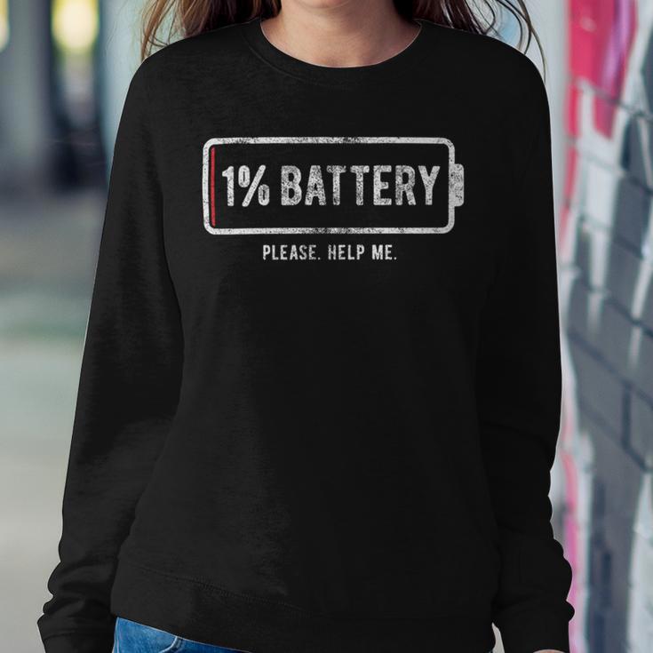 Mens 1 Battery Please Help Me Tshirt Funny Running On Empty 172 Trending Shirt Sweatshirt Gifts for Her