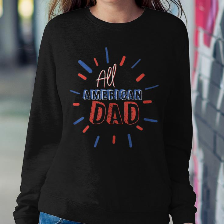 Mens All American Dad 4Th Of July Family Matching Cute Holiday Sweatshirt Gifts for Her