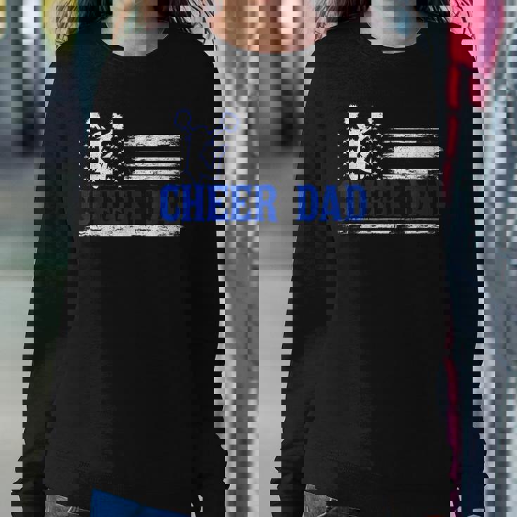 Mens American Us Flag Cheer Dad For Men Funny Fathers Day Sweatshirt Gifts for Her