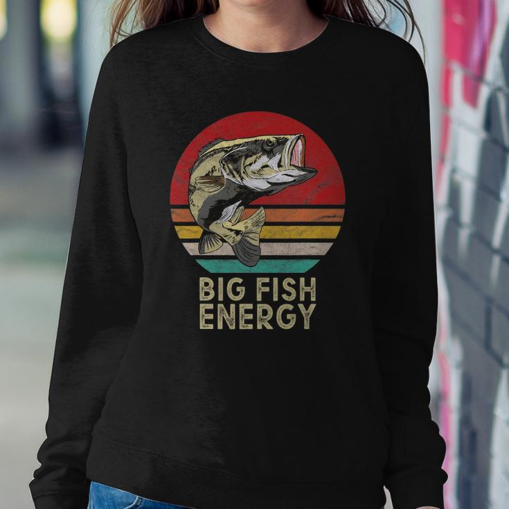 Mens Big Fish Energy Fishing Gifts For Men Dads Sweatshirt Gifts for Her