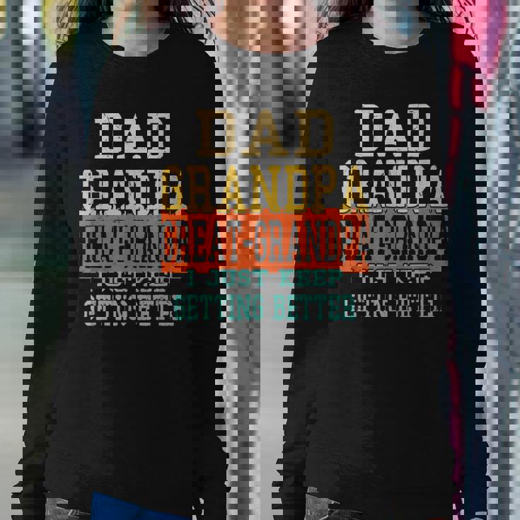 Mens Dad Grandpa Great-Grandpa Fathers Day From Daughter Wife Sweatshirt Gifts for Her