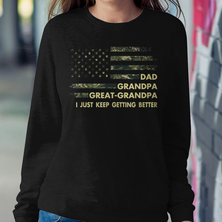 Mens Fathers Day Gift From Grandkids Dad Grandpa Great Grandpa Sweatshirt Gifts for Her