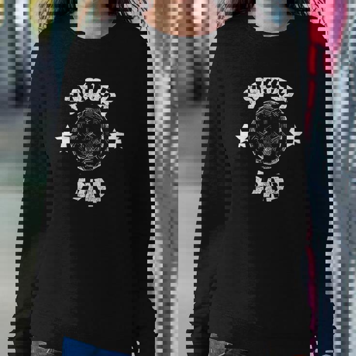 Mens Mens Soccer Dad Family Football Team Player Sport Father Sweatshirt Gifts for Her