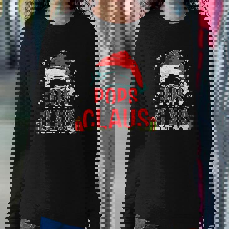 Mens Pops Claus Group Gifts Matching Family Christmas Sweatshirt Gifts for Her