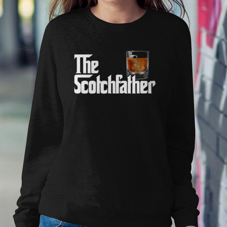 Mens The Scotchfather Scotch Father Dad Fathers Day Drinking Sweatshirt Gifts for Her
