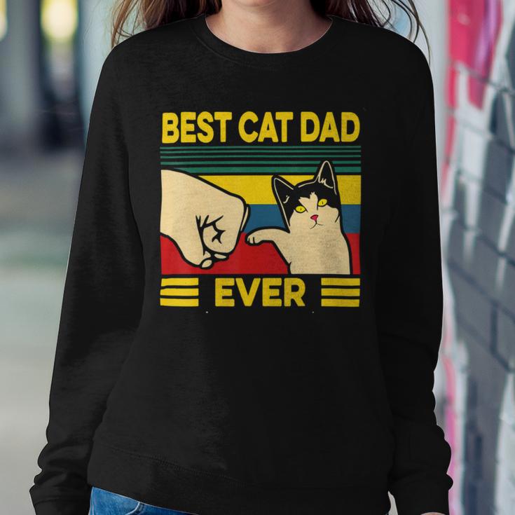 Mens Vintage Best Cat Dad Ever Bump Fit 240 Shirt Sweatshirt Gifts for Her