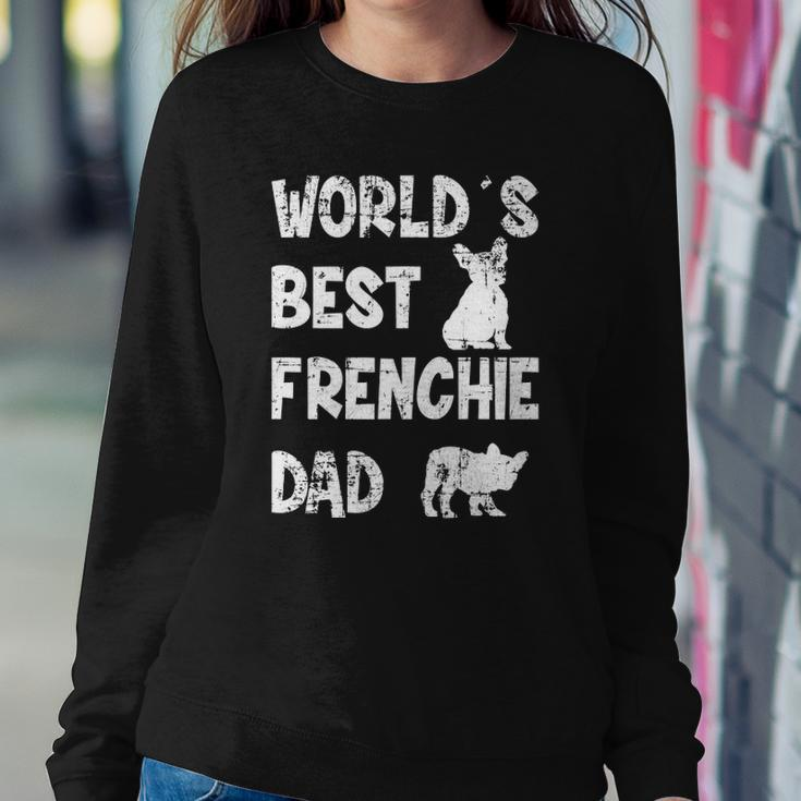 Mens Worlds Best Frenchie Dad French Bulldog Dog Lover Sweatshirt Gifts for Her