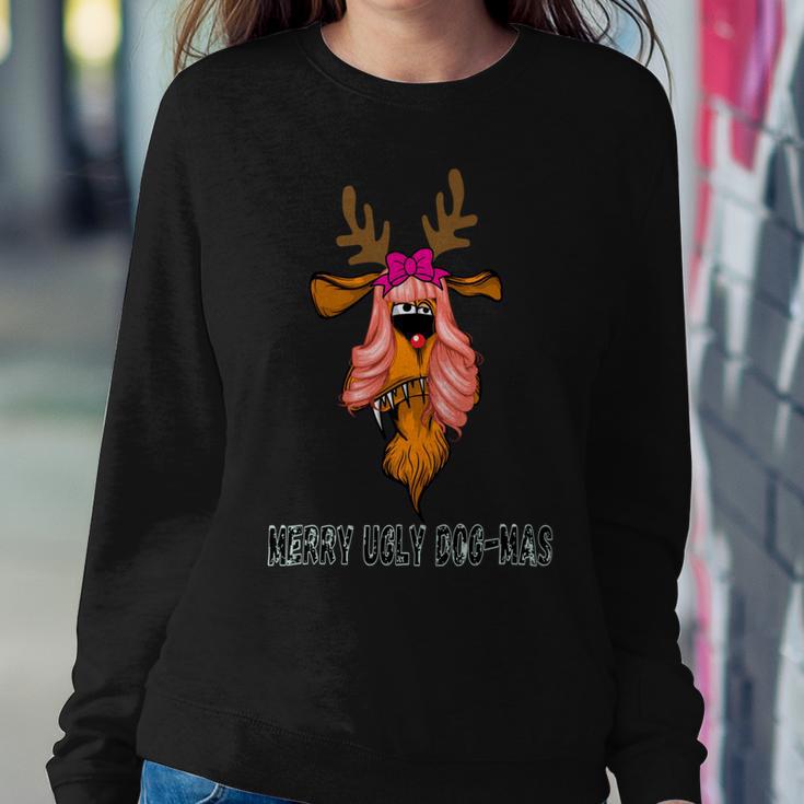 Merry Ugly Dog - Mas Sweatshirt Gifts for Her