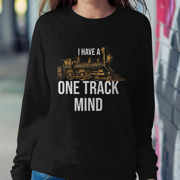 Model Train Locomotive Railroad Collector Sweatshirt Gifts for Her