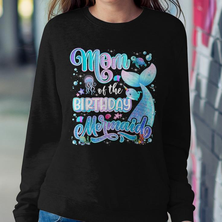 Mom Of The Mermaid Birthday Girl Family Birthday Mermaid Sweatshirt Gifts for Her