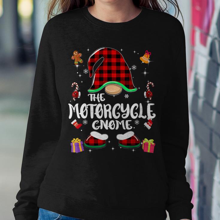 Motorcycle Gnome Buffalo Plaid Red 460 Shirt Sweatshirt Gifts for Her