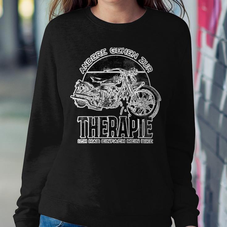 Motorcycles Therapy Ich Hab Einfach 462 Shirt Sweatshirt Gifts for Her