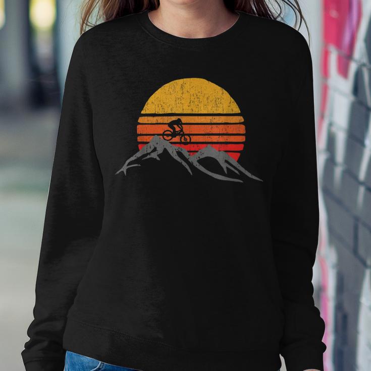 Mountain Bike Vintage Sunset Design Graphic 235 Trending Shirt Sweatshirt Gifts for Her