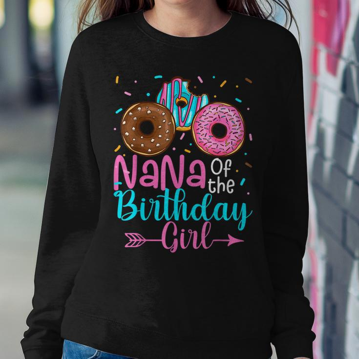Nana Of The Birthday Girl Donut Party Family Matching Sweatshirt Gifts for Her