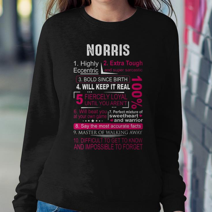 Norris Name Gift Norris V2 Sweatshirt Gifts for Her