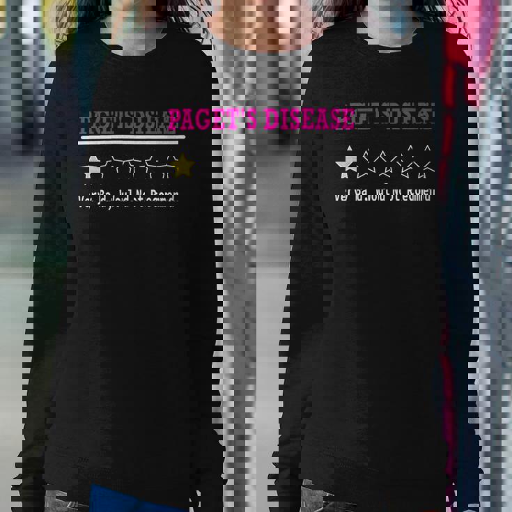 Pagets Disease Review Pink Ribbon Pagets Disease Pagets Disease Awareness Sweatshirt Gifts for Her