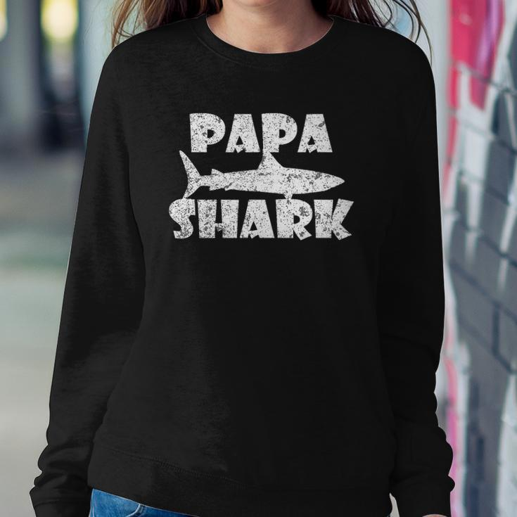 Papa Shark Ocean Diver Fan Gift For Men Sweatshirt Gifts for Her