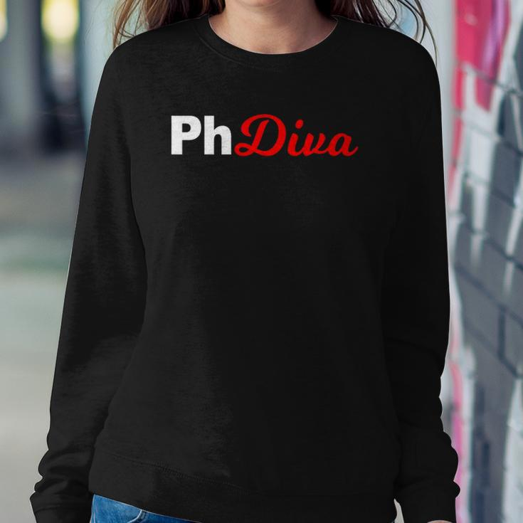Phdiva Fancy Doctoral Candidate Phdiva Sweatshirt Gifts for Her