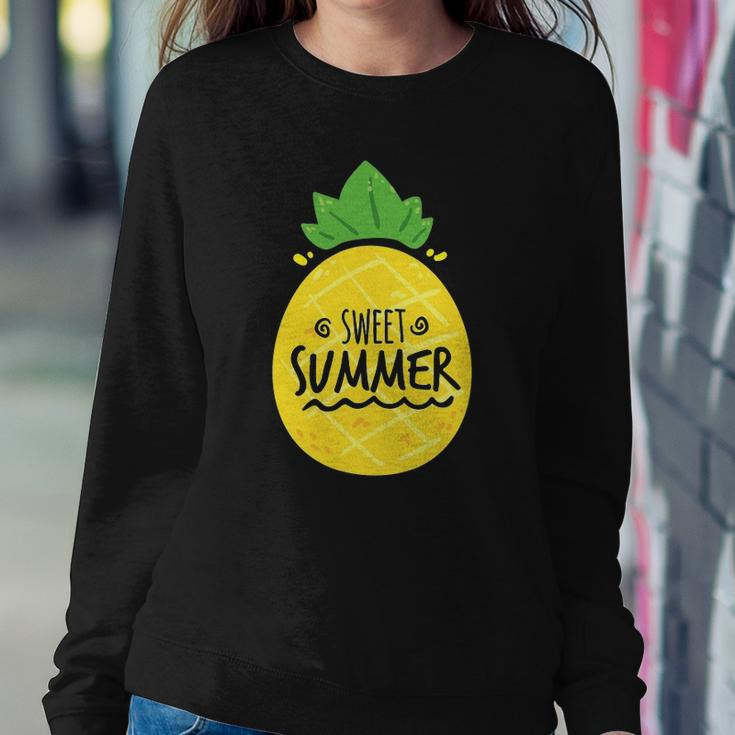 Pineapple Summer Funny Sweet Summer Hello Break Vacation Sweatshirt Gifts for Her