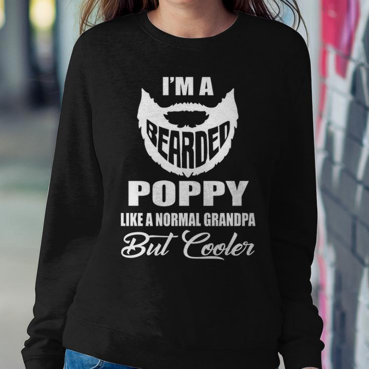 Poppy Grandpa Gift Bearded Poppy Cooler Sweatshirt Gifts for Her