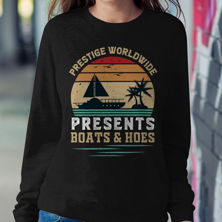 Prestigeworldwide Presentsboats Andhoes Vintage Funny Boating Boating Gifts Sweatshirt Gifts for Her