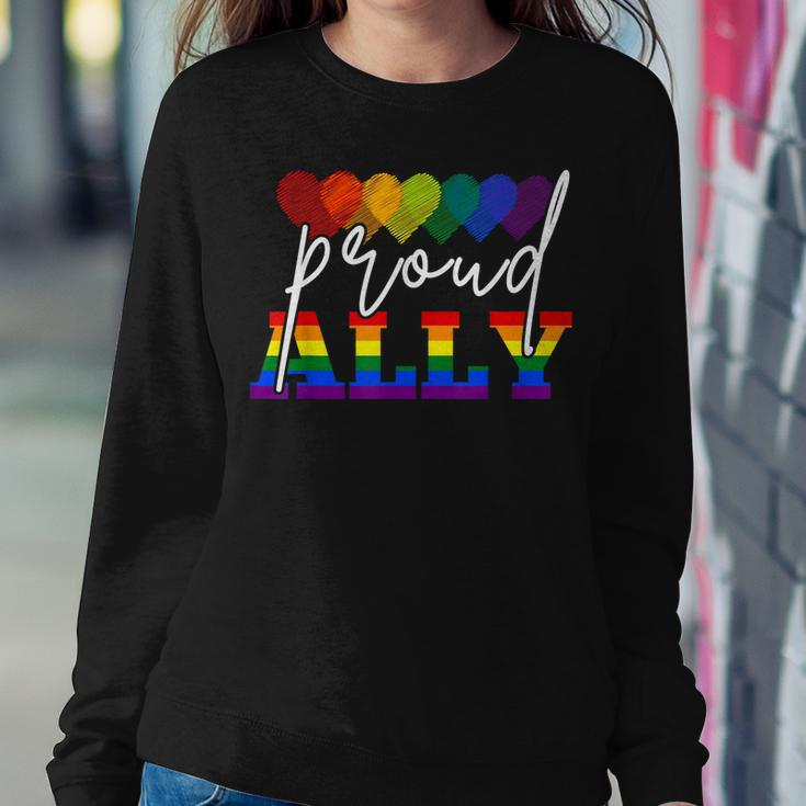 Proud Ally Ill Be There For You Lgbt Sweatshirt Gifts for Her