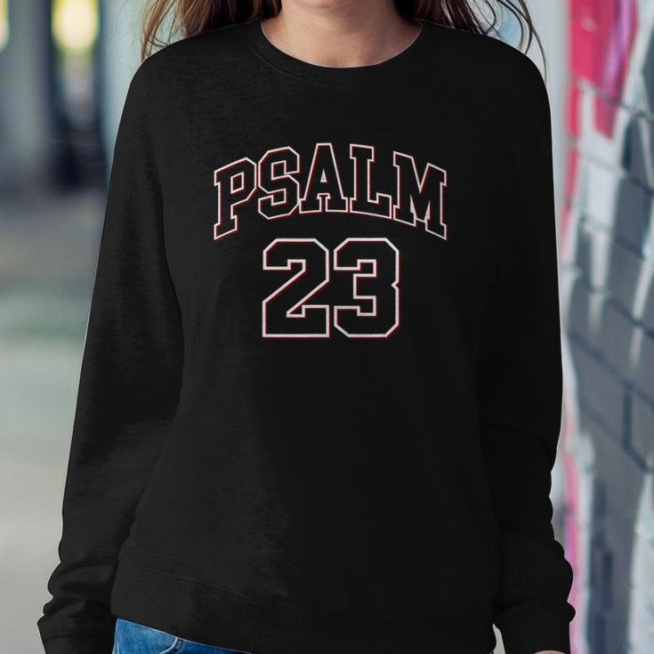 Psalm 23 Retro Sneakerhead Christian Bible Jesus Sweatshirt Gifts for Her