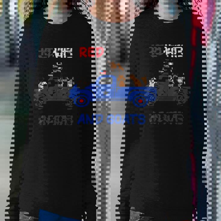 Red White And Goats 4Th Of July 2022 Sweatshirt Gifts for Her Red White And Goats 4Th Of July 2022 Sweatshirt Gifts for Her