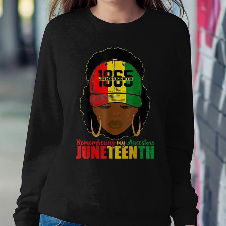 Remembering My Ancestors Junenth Black Women Black Pride Sweatshirt Gifts for Her