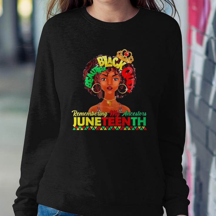 Remembering My Ancestors Juneteenth Black Freedom 1865 Lover Sweatshirt Gifts for Her