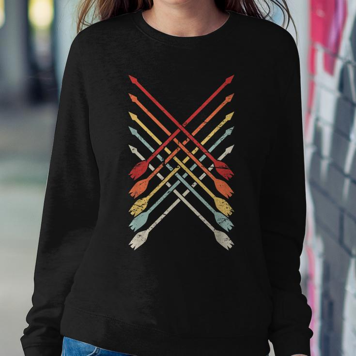Retro Vintage Bow Hunting Archery Sweatshirt Gifts for Her