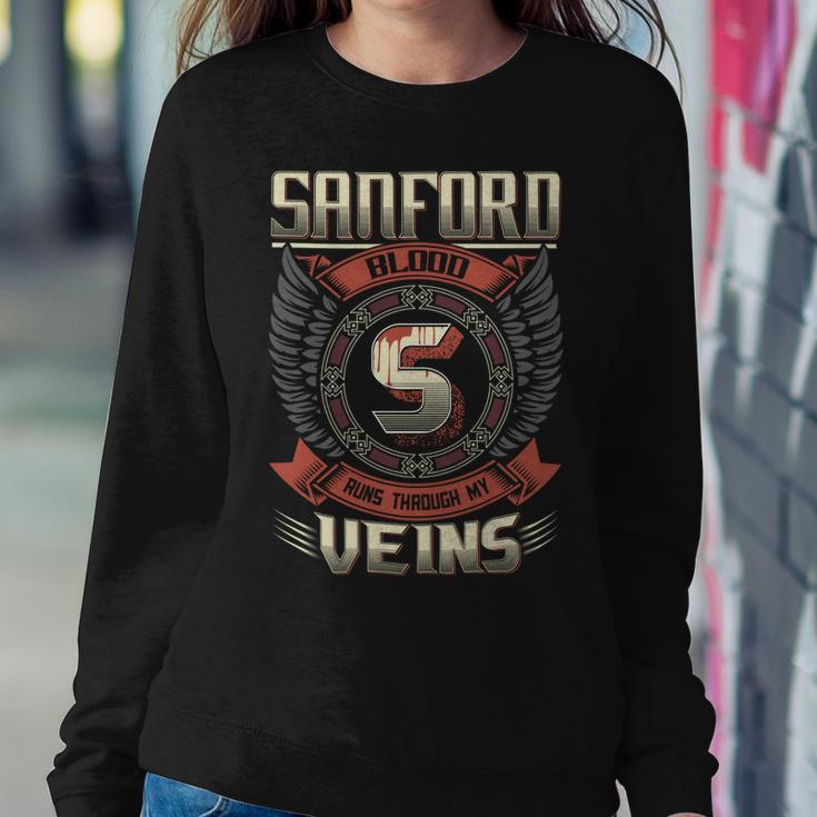 Sanford Blood Run Through My Veins Name V5 Sweatshirt Gifts for Her