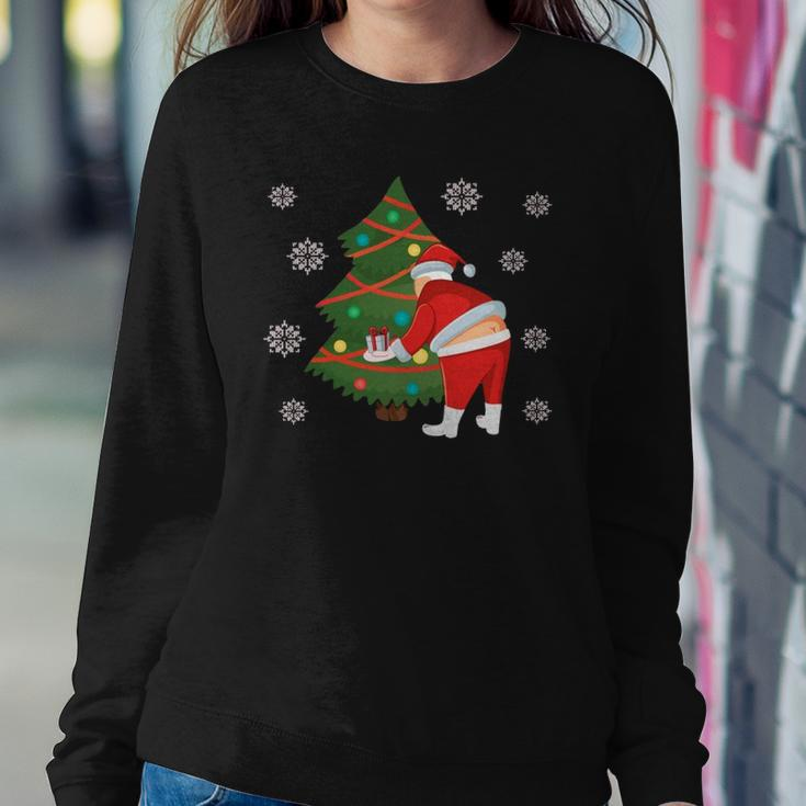 Santa Butt Crack Merry Christmas Sweatshirt Gifts for Her