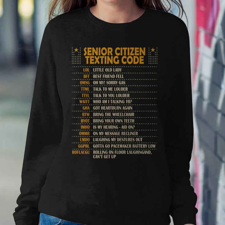 Hello Citizen Code Senior Citizen Texting Code Cool Funny Old People Saying V3 Sweatshirt ...