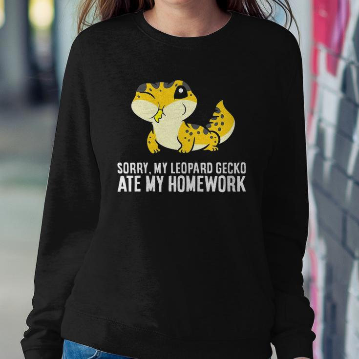 Sorry My Leopard Gecko Ate My Homework Sweatshirt Gifts for Her