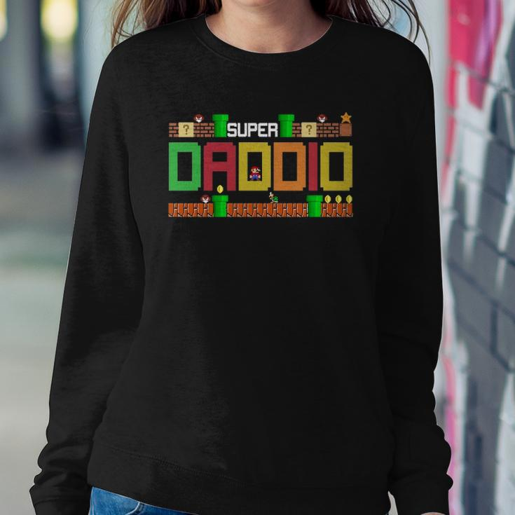 Super Dadsuper Daddio Gift Cute Funny Daddy Gift Essential Sweatshirt Gifts for Her
