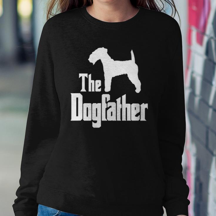 The Dogfather - Funny Dog Gift Funny Lakeland Terrier Sweatshirt Gifts for Her