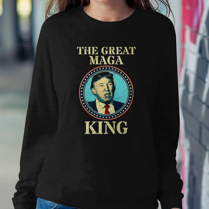 The Great Maga King Donald Trump Ultra Maga Sweatshirt Gifts for Her