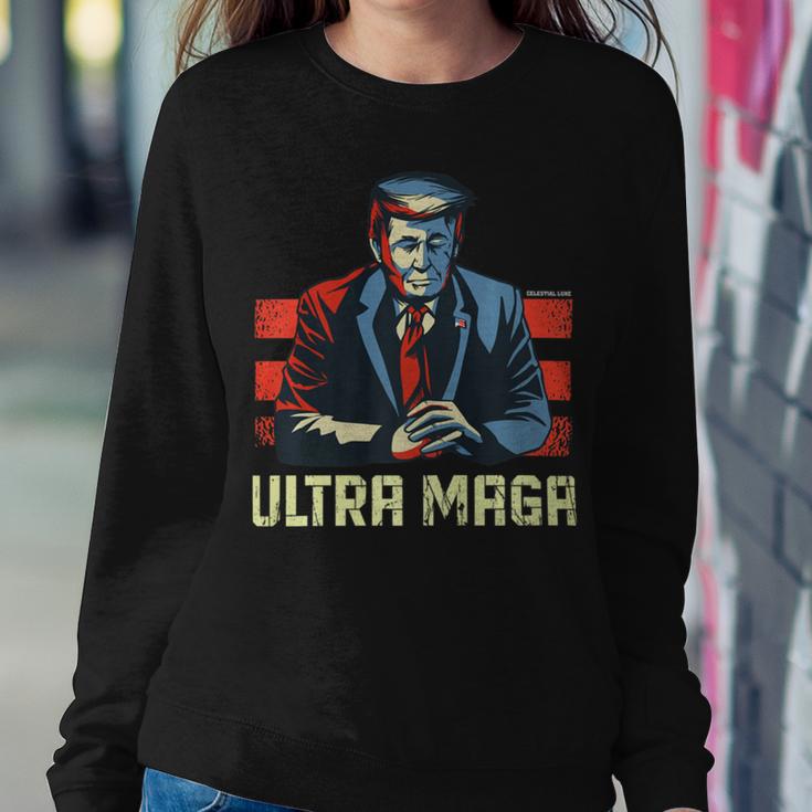 The Great Maga King Trump Ultra Proud Ultramaga Sweatshirt Gifts for Her