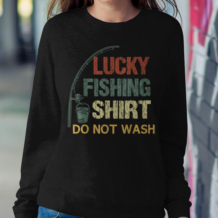 This Is My Lucky Fishing Do Not Wash Funny Fisherman Sweatshirt Gifts for Her